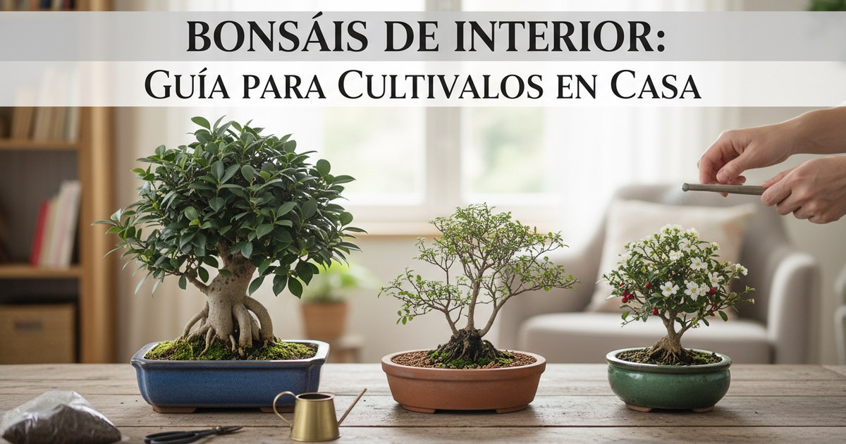 Bonsáis de Interior: Guía para Cultivarlos en Casa