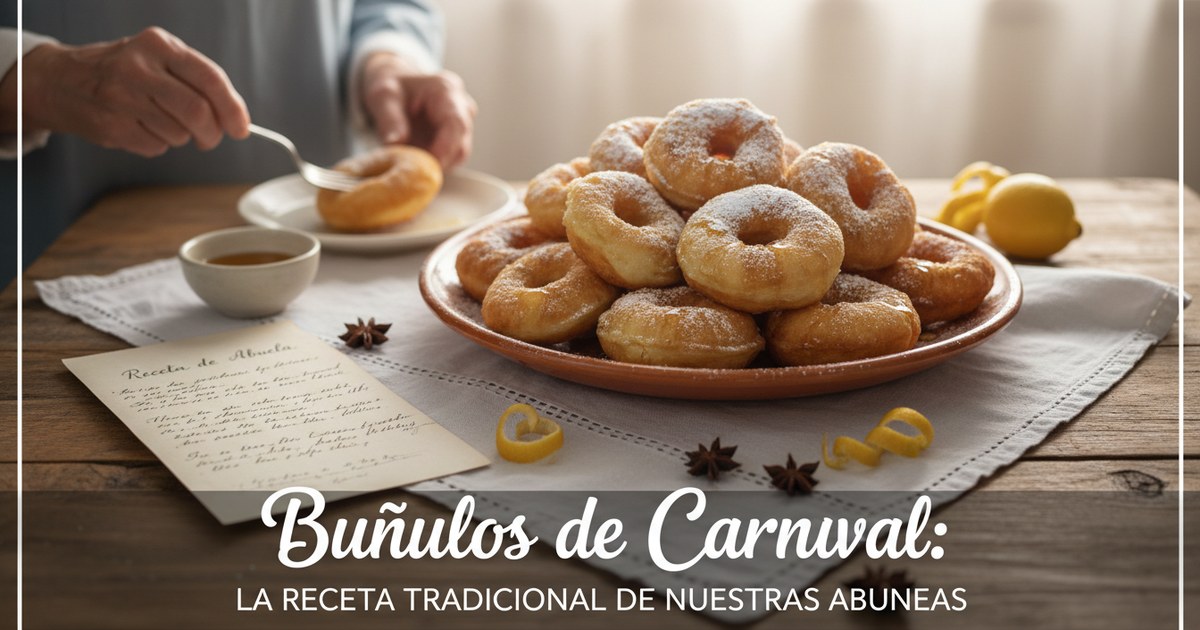 Buñuelos de Carnaval: La Receta Tradicional de Nuestras Abuelas